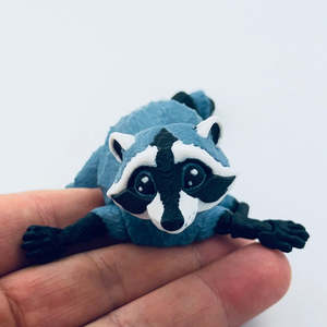 3d Printed Mini Creatures Collectibles: Racoon