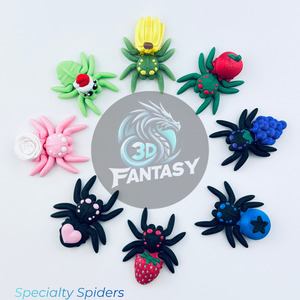 3d Printed Epic Creatures: Tiny Spiders - specialty designs