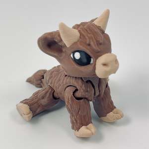 3d Printed Epic Creatures: Highland Cow