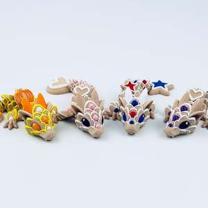 3d Printed Flexible Dragons: Cookie Tadling