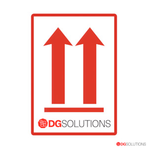 Orientation This Way Up Labels – 105mm x 74mm | Roll of 500