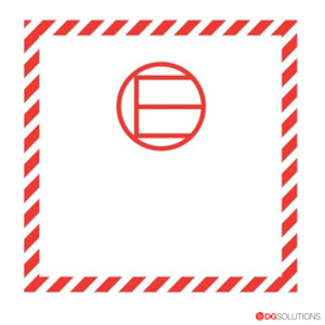 Excepted Quantities Dangerous Goods Labels – 100mm x 100mm | Roll of 500