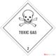 Class 2.3 Toxic Gas Container Label – Compliant DG Placard