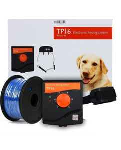 TP16 In-Ground Electronic Dog Fence Containment System with Two Collars