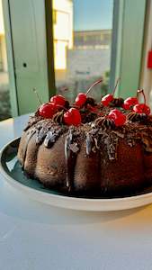 Celebration Cakes Christchurch: Black Forest Chocolate Cherry Cake