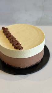 Anniversary Cakes Desserts Christchurch: Black & White Chocolate Mousse