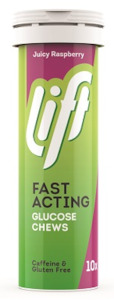 glucotabs: Lift Fast Acting Glucose Chews (10) (Was Glucotabs)
