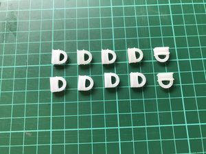 Superfit brackets White, pack of 5