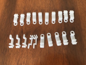 Superfit double brackets Black, pack of 2