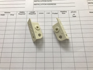 Superfit long brackets White , pack of 2