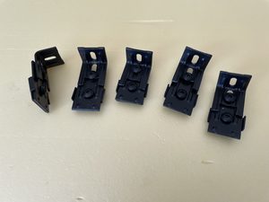 V500 double brackets Ivory , pack of 2