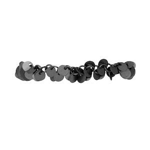 Dansk Smykkekunst: Yasmin Hematite Ion Bracelet 18Cm