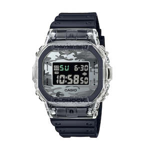 G Shock: G Shock Digital Metallic Camo El Blight,Sw,Alarm