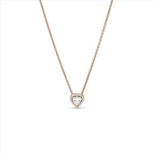 Pandora Rose Elevated Heart Collier Necklace