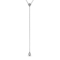 Pandora Pendants: Geometric Shapes Y Silver Necklace W Cz