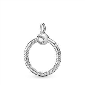 Pandora Pendants: Pandora Moments Small O Pendant
