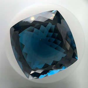 London Blue Topaz – 59.21ct Cushion Shape Checkerboard Cut
22.80 x 22.60mm | Depth 14.20mm