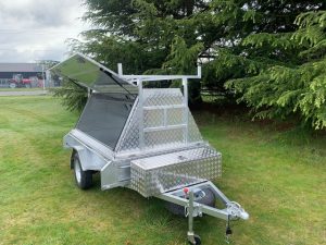 Diamond Trailers 7x4 Aluminium trade top - Diamond Trailers