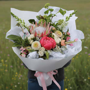 Pastel Puff Mother's Day Bouquet