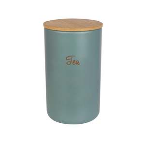 Storage Jar Tea 140x80mm Round Sage Green