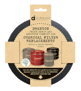 Storage: Compost Bin Charcoal Filter Replacements 164mm