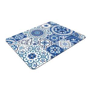 Kitchenware: Dish Mat Quick Dry 450x300mm Sparcia Blue