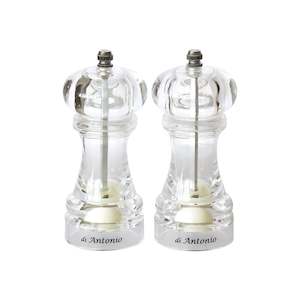 Salt & Pepper Mill Set 2 Pce 140mm Acrylic