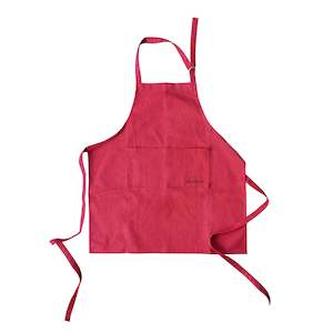 Aprons Oven Gloves And Mitts: Apron Cotton Canvas Large Rosso