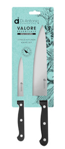 Knife Set 2 Pce Includes Cooks Knife 200mm and Utility Knife 127mm Valore Essentials
