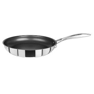 Stainless Steel: Frypan 280mm Stainless Steel with NonStick Coating Cucinare