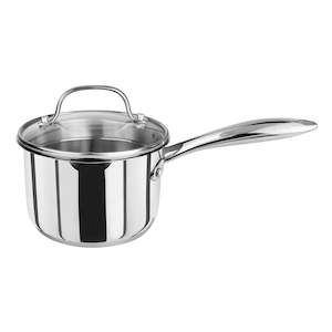 Saucepan 140mm with Draining Lid Stainless Steel Cucinare