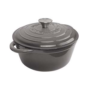 Casserole 260mm Cast Iron Enamel Slate Grey