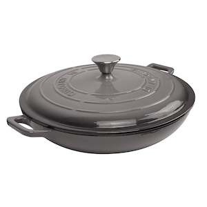 Casserole 320mm Cast Iron Enamel Slate Grey