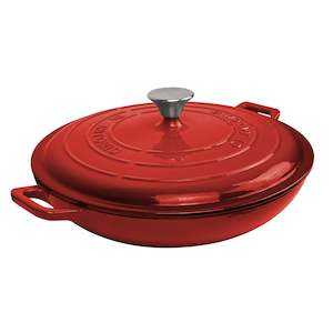 Casserole 320mm Cast Iron Enamel Red