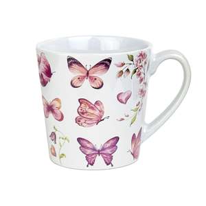 Tableware: Mug 330ml Butterflies Stoneware