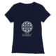 Dice Legenz Royal Seal - Premium Womens V-Neck T-shirt Dice Legenz