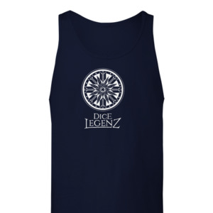 Dice Legenz Royal Seal - White on Dark (Tank Top) Dice Legenz