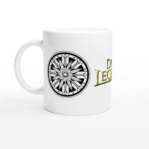 Products: Dice Legenz Gold Logo with Royal Seal (11oz Ceramic Mug) Dice Legenz