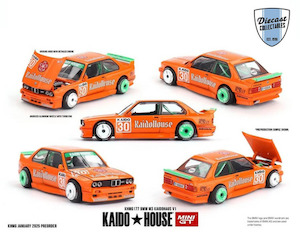 Diecast Collectables Nz: Kaido House 177 BMW M3 Kaidohaus V1 - Orange Diecast Collectables