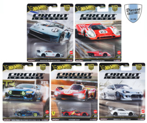 Diecast Collectables Nz: Circuit Legends - set of 5 - Car Culture 2025 Diecast Collectables