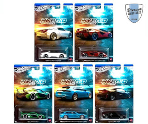 Hybrid Speed - set of 5 - Silver Series 2025 Diecast Collectables