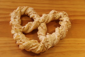 Products: Sweet brezel with almonds