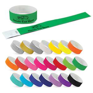 Screen Printing Embroidery Services Promotional: Tyvek Event Wrist Band