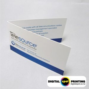 Products: Folded Business Cards Printing Henderson Auckland