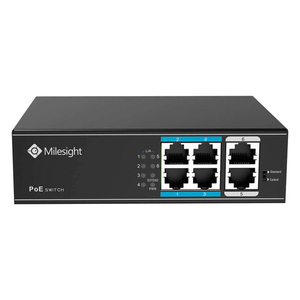 4-Port PoE Switch - Power Over Ethernet - Milesight - Digital World