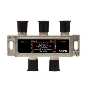 Products: 2/4 Way RF Splitter With Power Pass - Kingray Digital World Nz