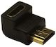 HDMI ADAPTER RIGHT ANGLED Male to Female - Digital World