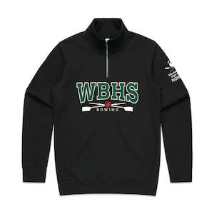 WBHS 2025 MAADI Black Half Zip Crew - WBR070