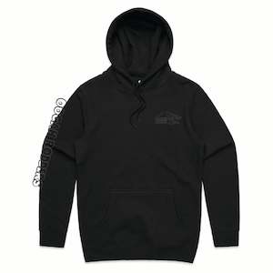 Oogah Rodders: Oogah Rodders Black Hoodie - Black Print - OOGAH012