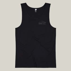 Oogah Rodders: Oogah Rodders Black Singlet - Black print - OOGAH008